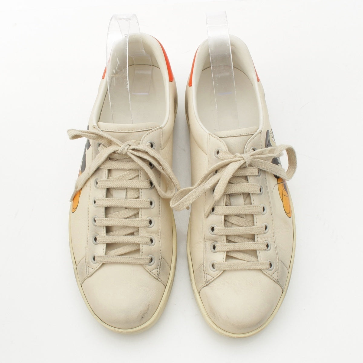 GUCCI Disney Ace Low Cut sneakers shoes 603697 white 8