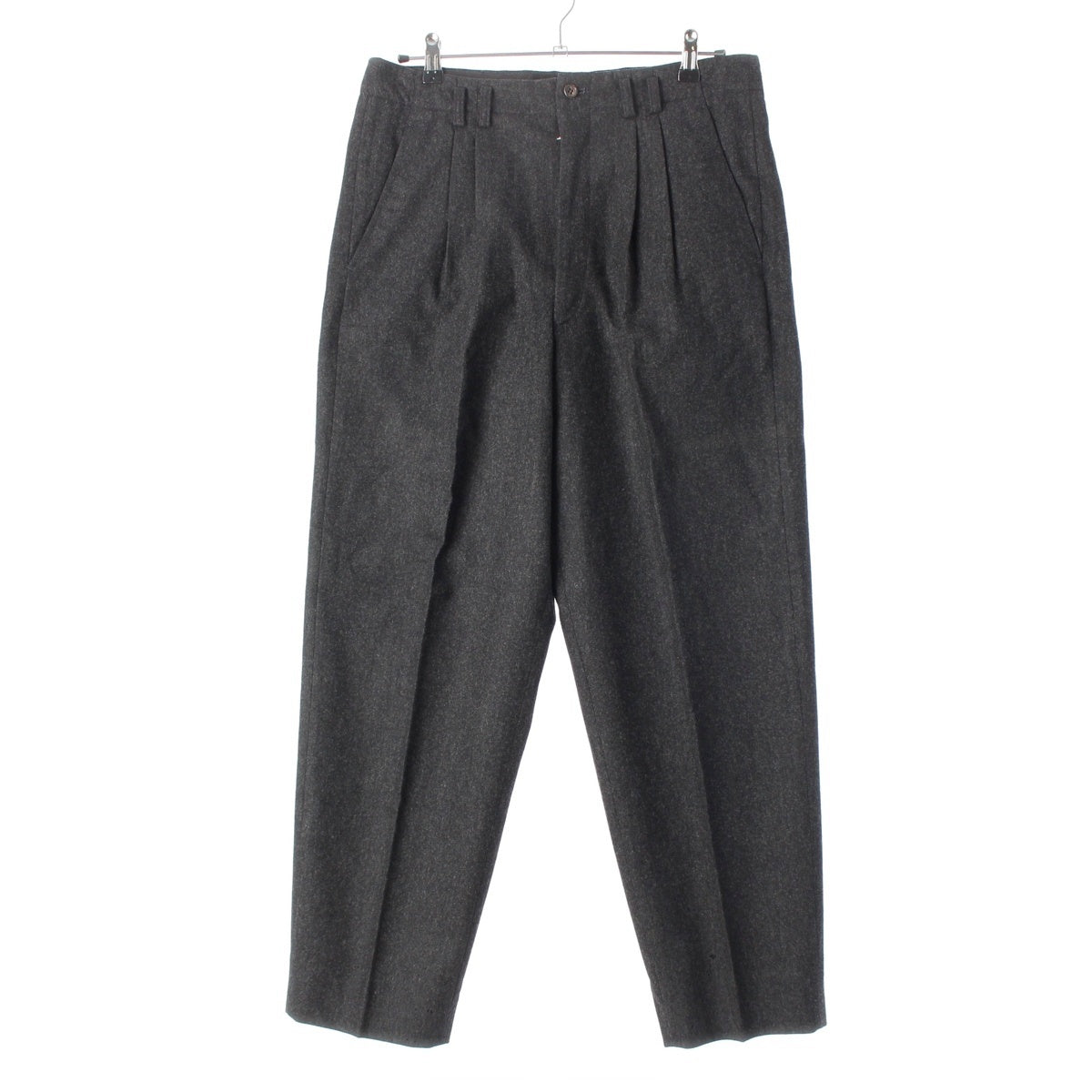COMME des GARCONS HOMME wool Wide slacks Pants HP-05016M Charcoal Dark Gray M