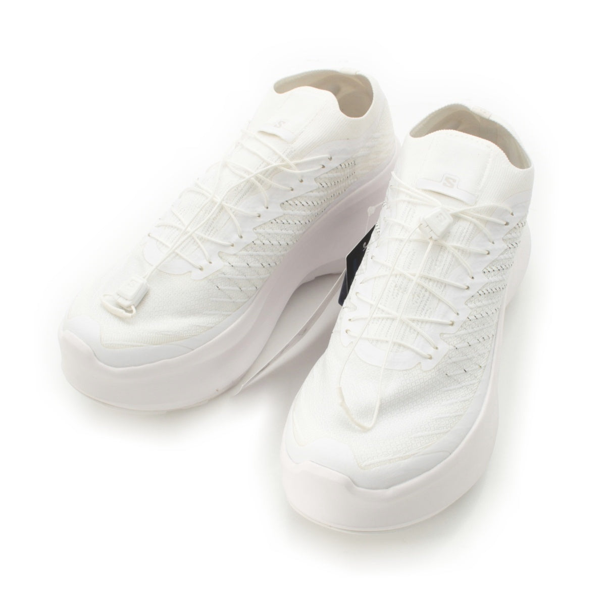 COMME des GARCONS Salomon Plat form mesh sneakers 471953 GJ-K103 white 10.2"