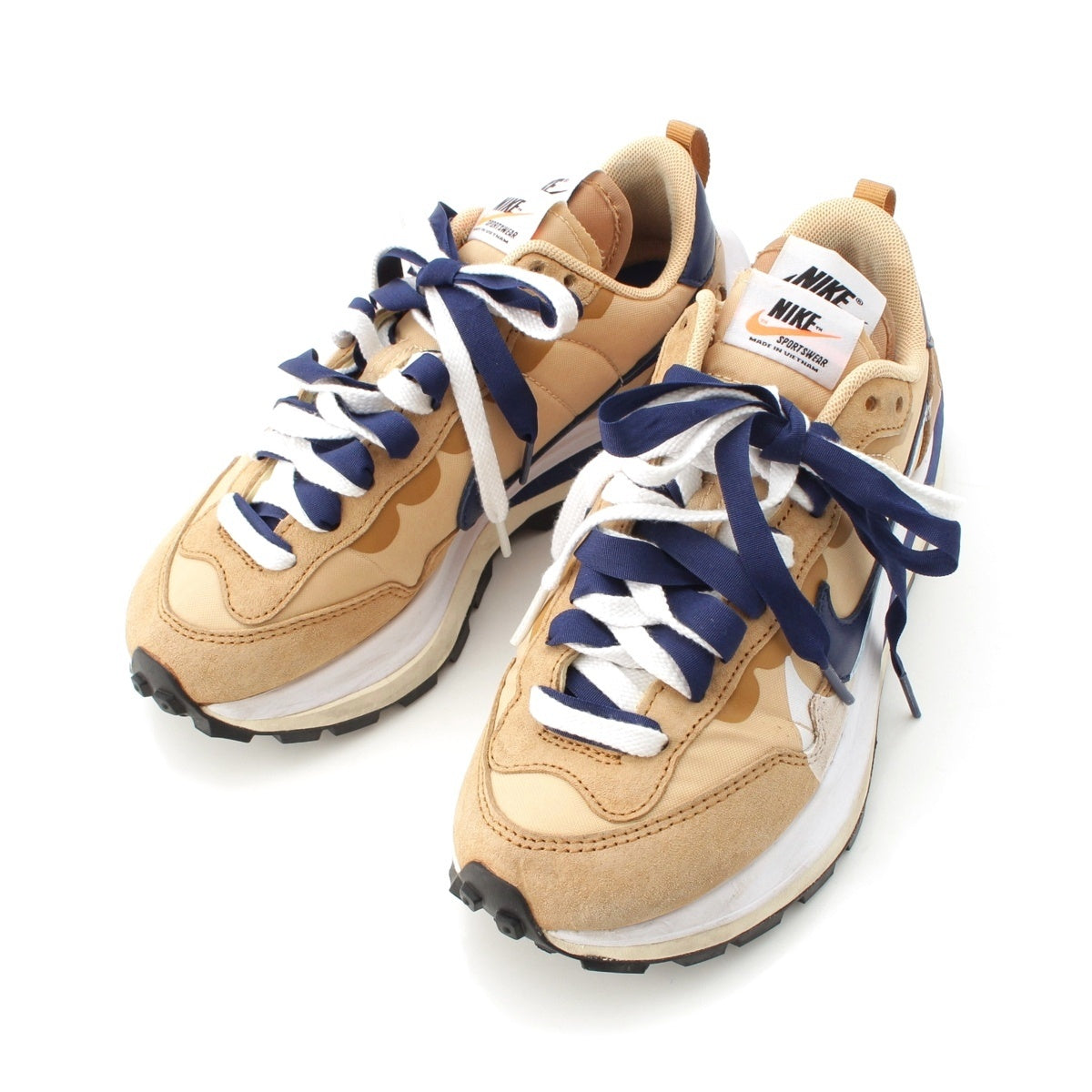Sacai Nike Vapor Waffle Low-Cut sneakers shoes DD1875-200 Beige 9.1"