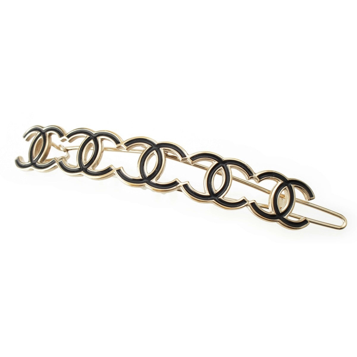 CHANEL 5 consecutive COCO Mark Valletta hair accessory Gold x Black