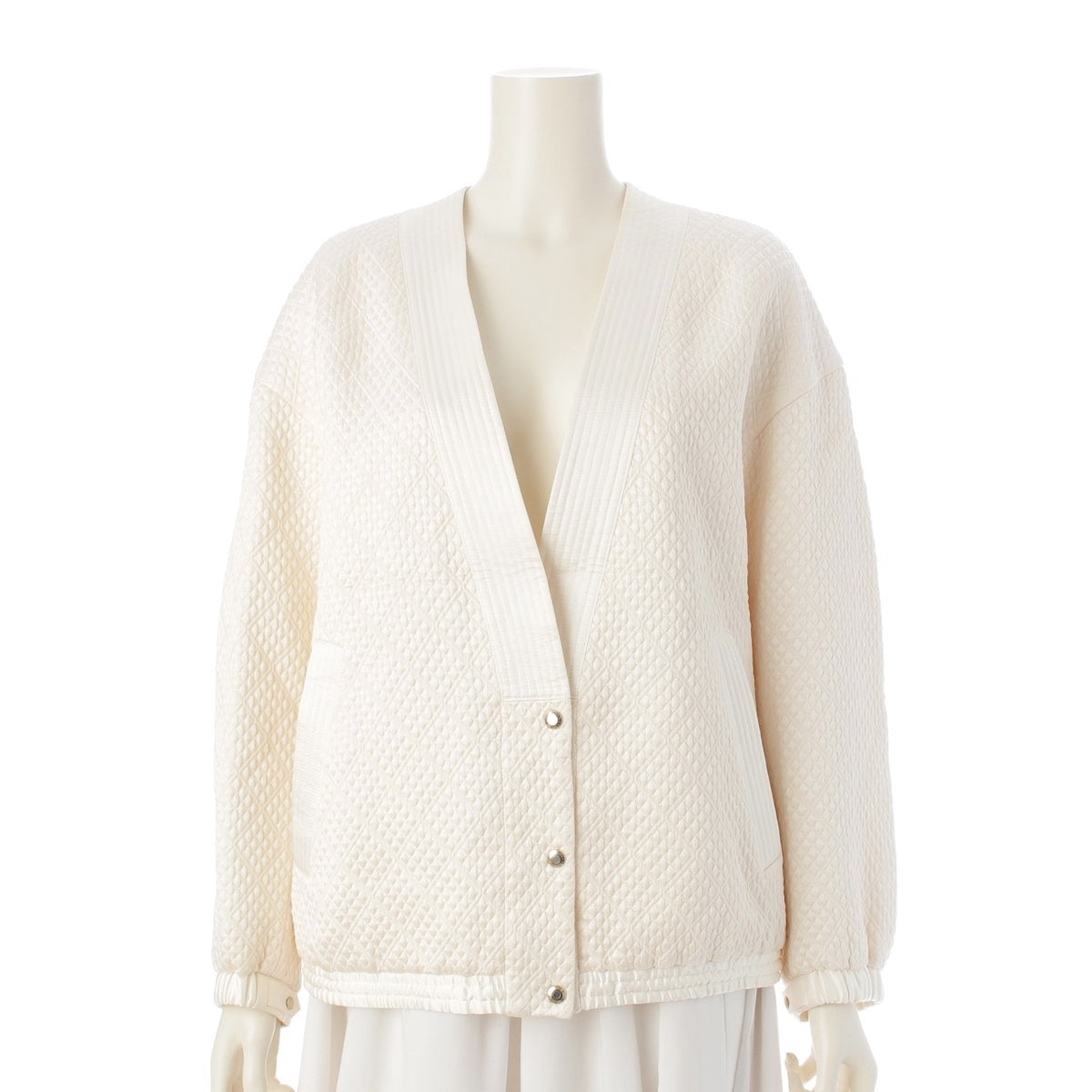 Drawer Wool silk Fukure Jacquard No color jacket 6522-299-0697 white F