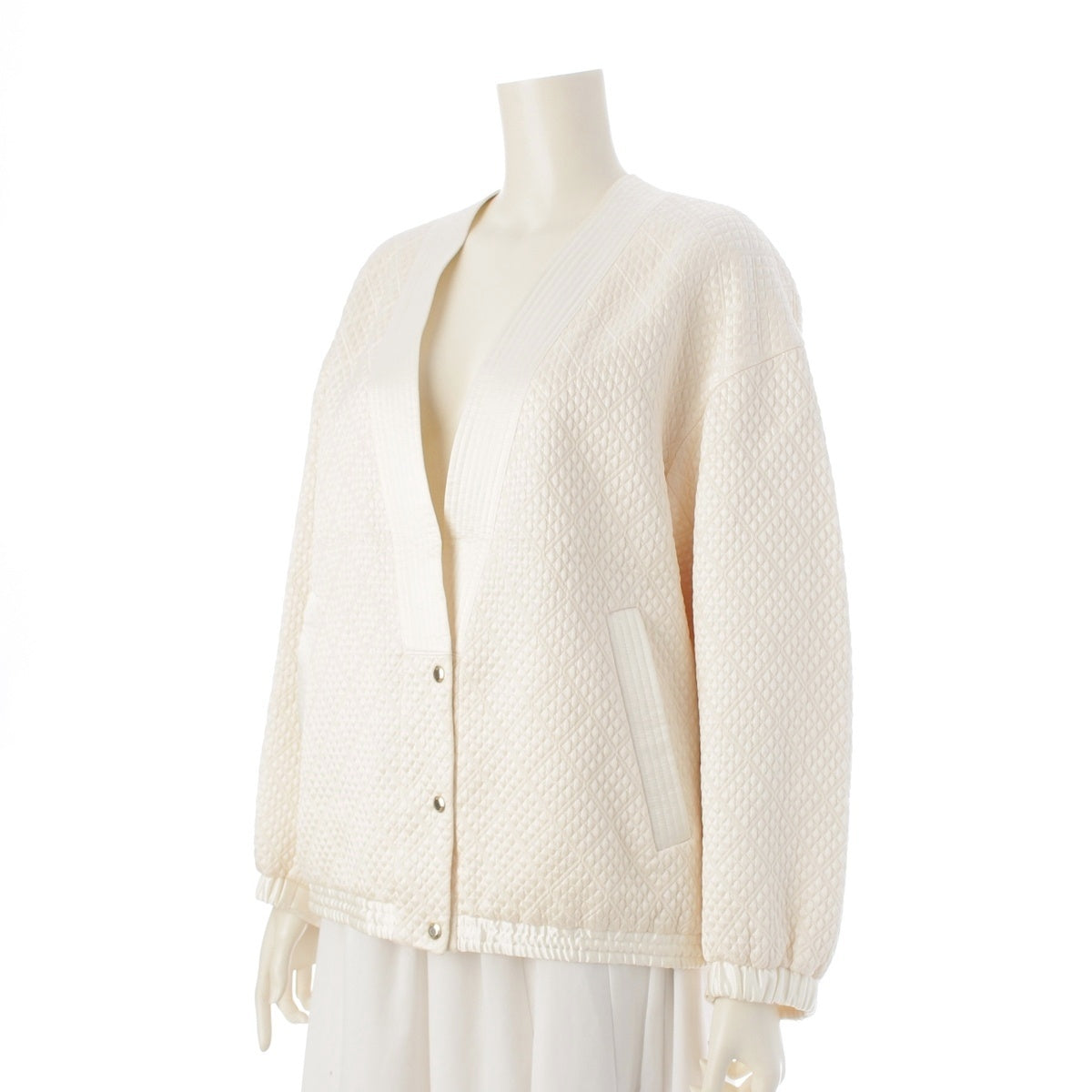 Drawer Wool silk Fukure Jacquard No color jacket 6522-299-0697 white F
