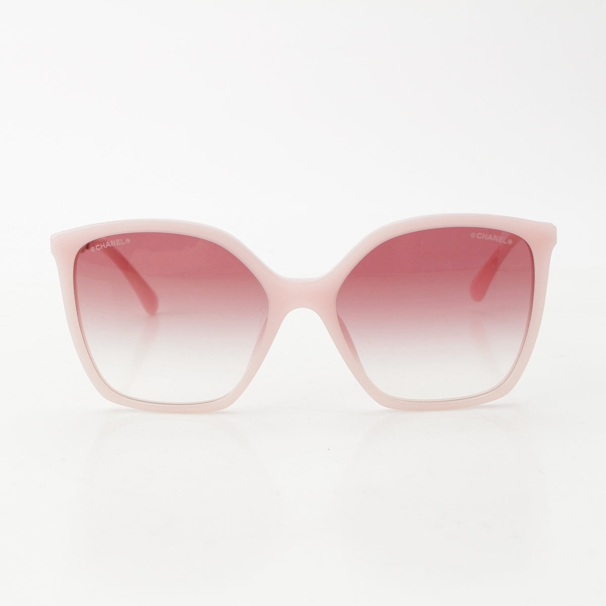 CHANEL COCO Mark Square Shape Glasses sunglasses Eyewear 5546 pink