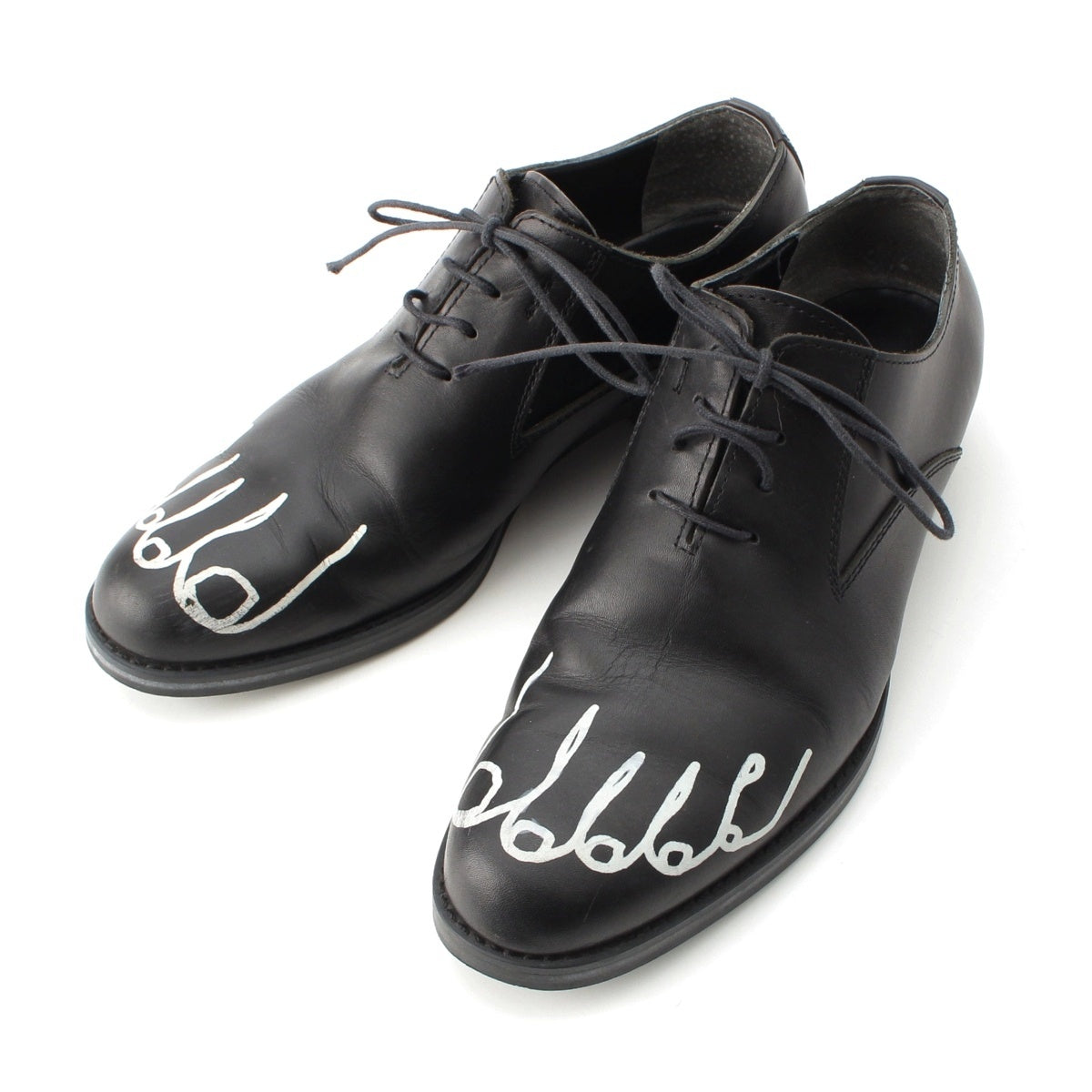 COMME des GARCONS Finger Paint Dress shoes black 23