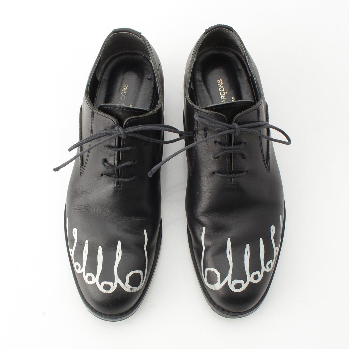 COMME des GARCONS Finger Paint Dress shoes black 23