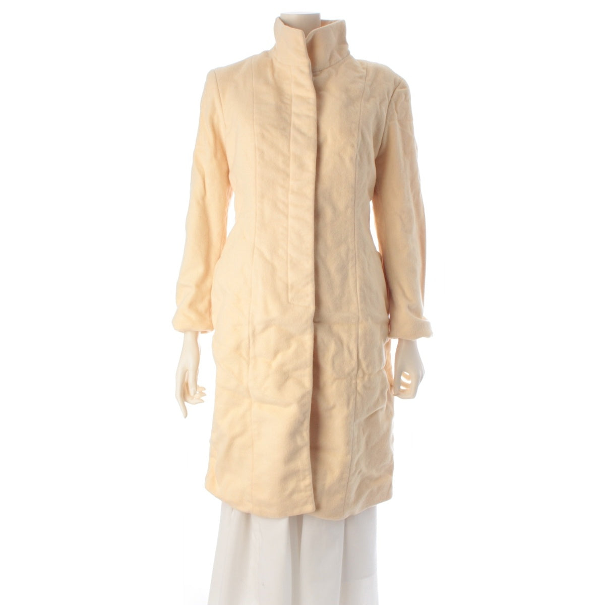 GUCCI Wool rayon outer outer Ivory beige 44
