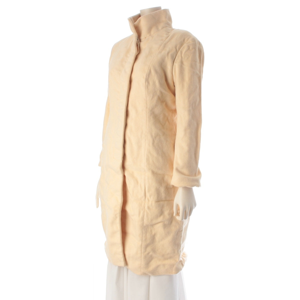 GUCCI Wool rayon outer outer Ivory beige 44