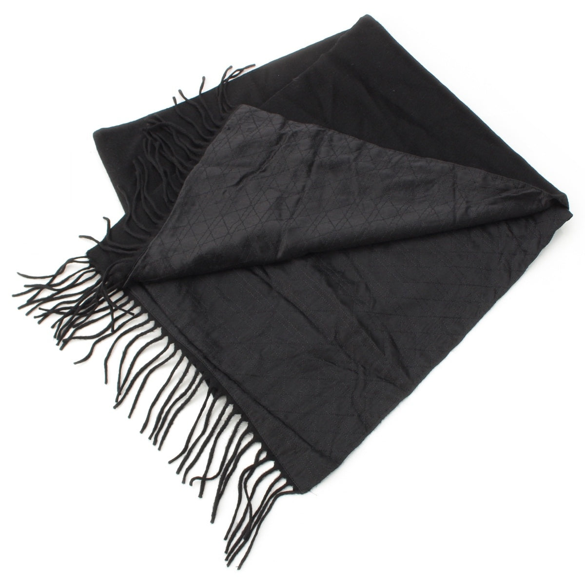 Christian Dior cashmere silk Canage Scarf Stall 7A121700040 black
