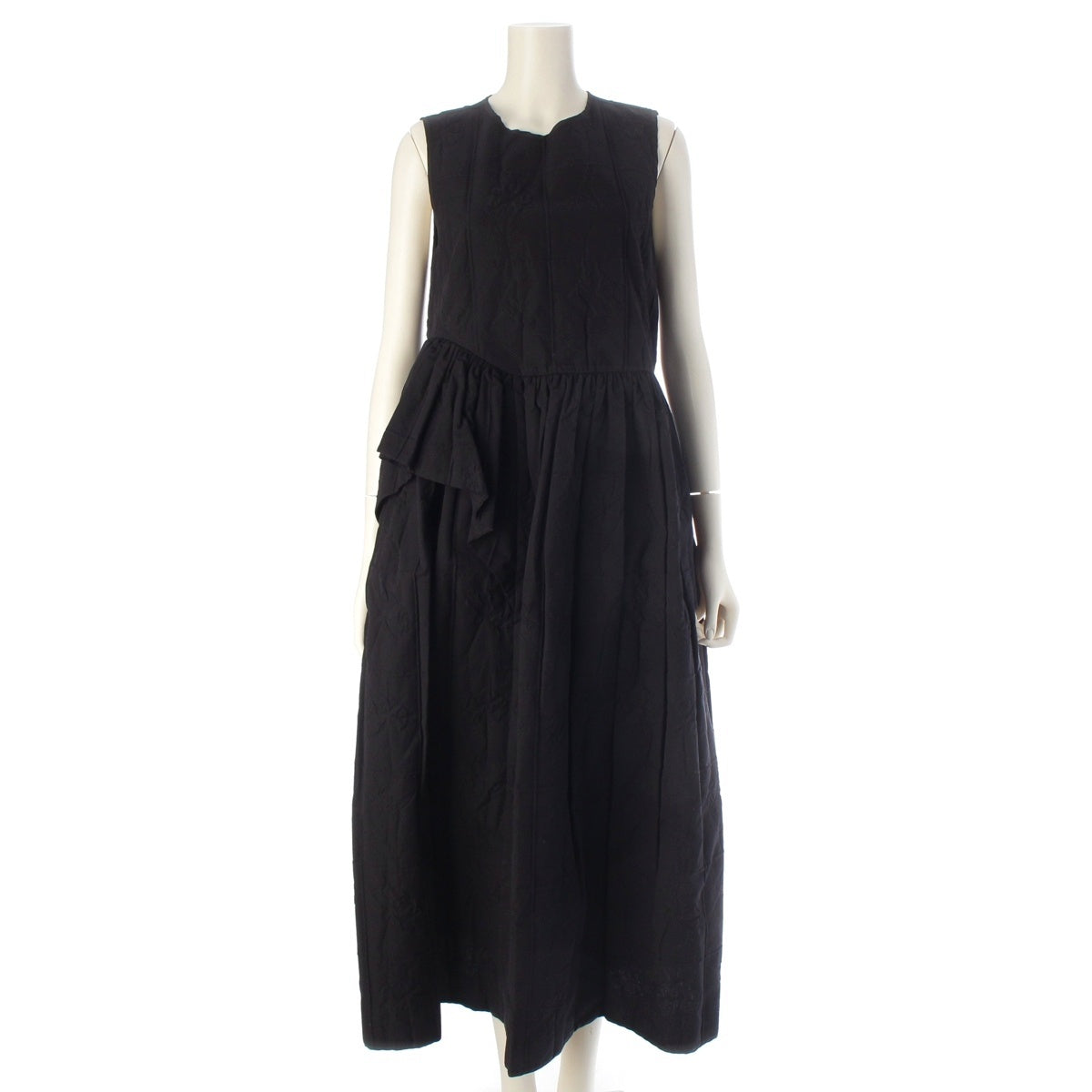 Cecilie Bahnsen DITTE DRESS Back ribbon sleeveless one piece dress 2.22RTW10038 black UK8