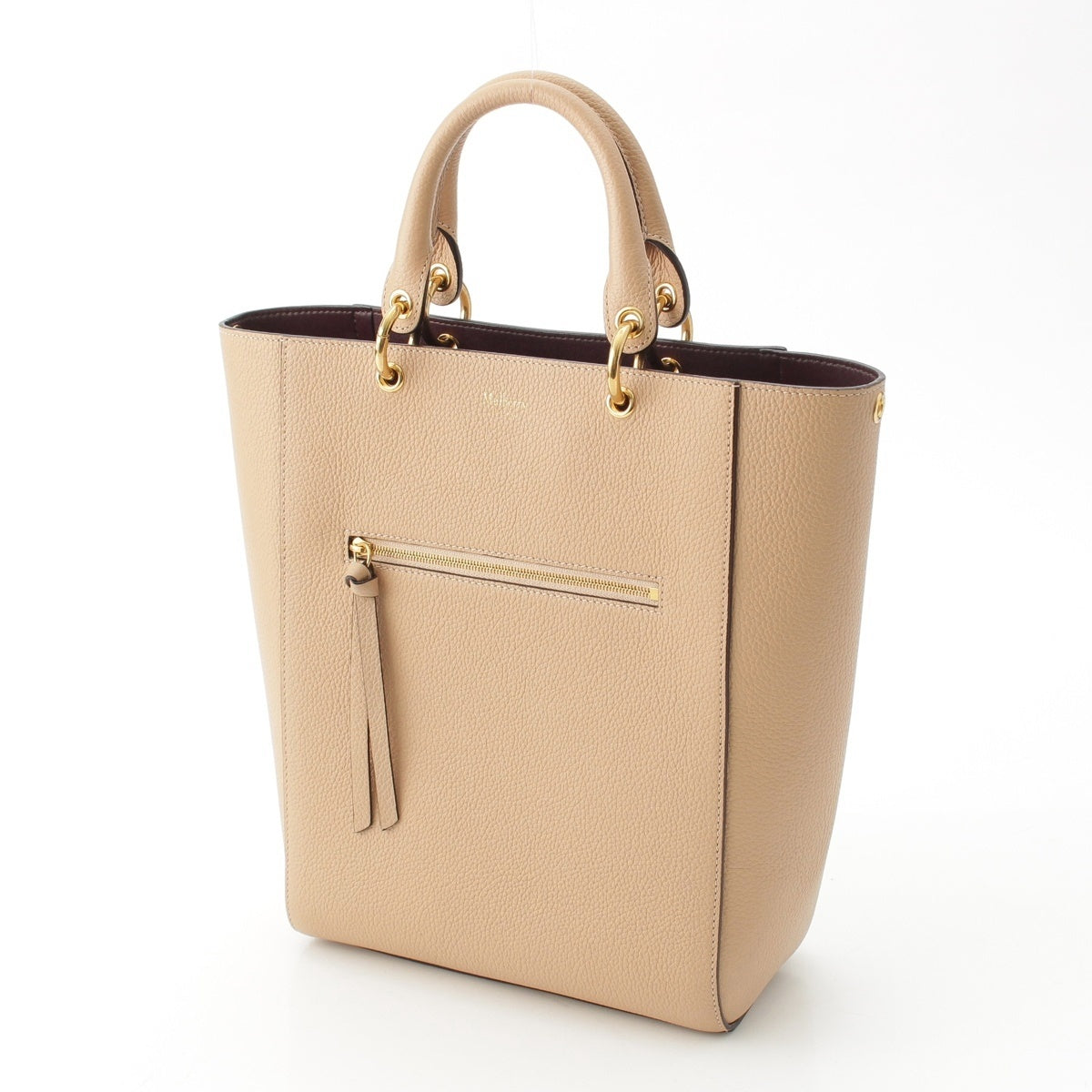 MULBERRY Maple leather 2WAY Tote Bag beige