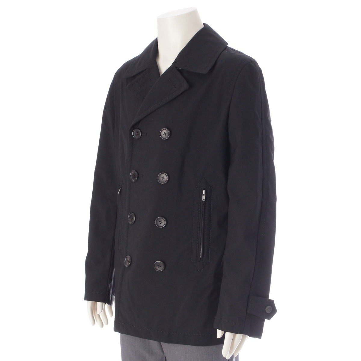 COMME des GARCONS HOMME wool P coat pea coat outer HR-C008 black L