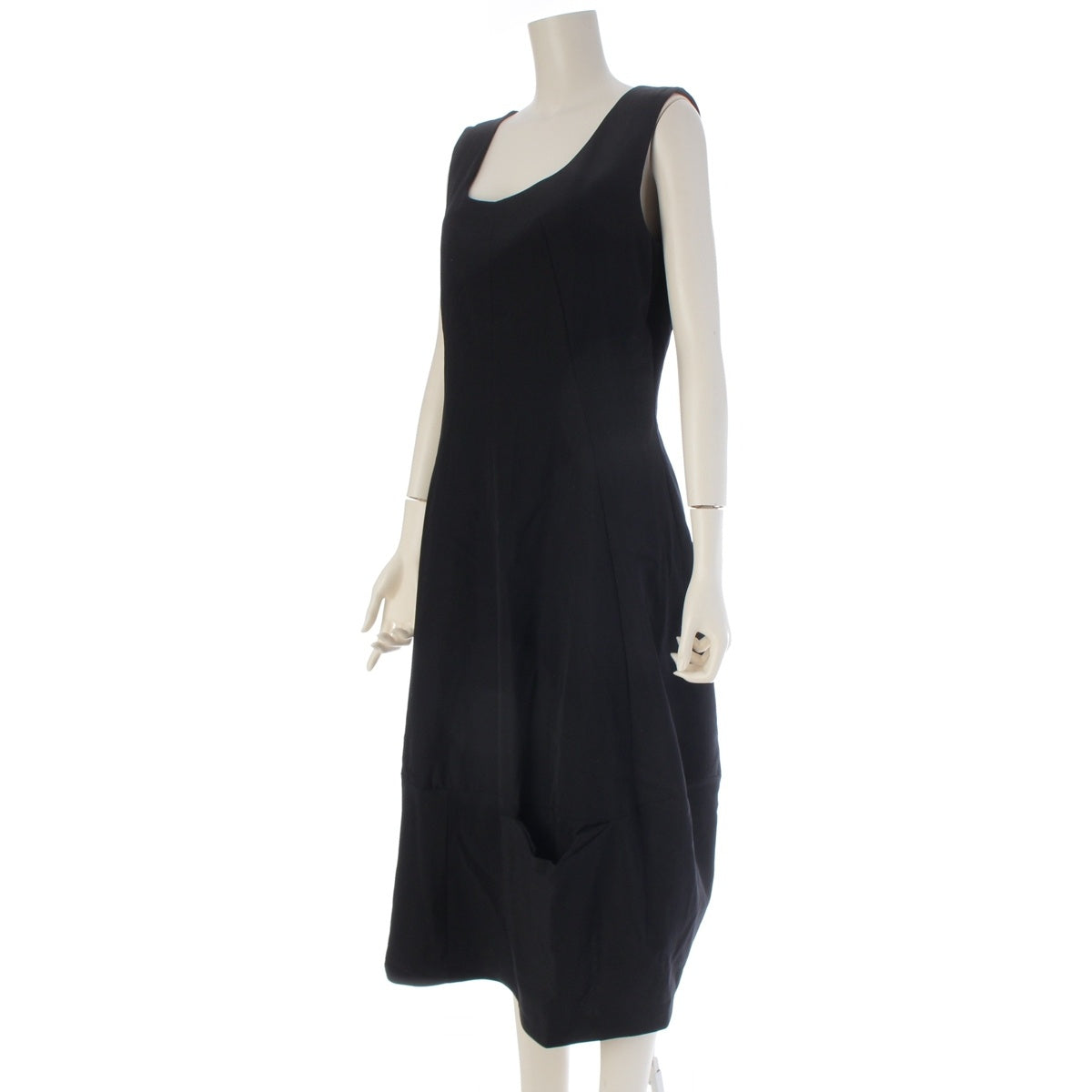 COMME des GARCONS Vintage sleeveless one piece dress GO-11061 black M