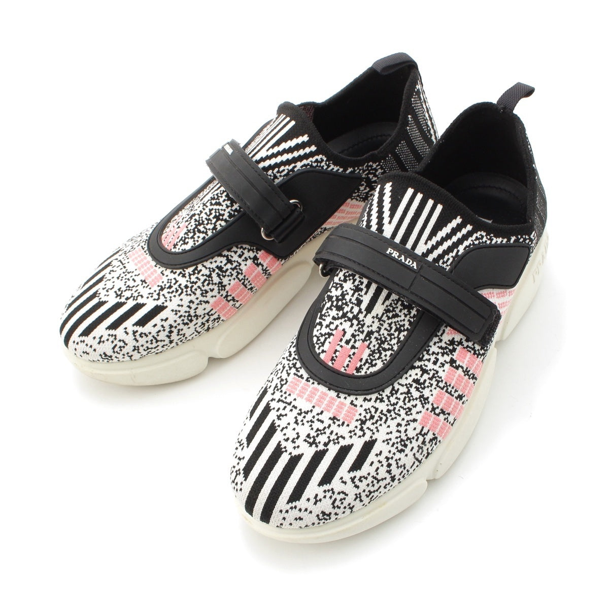 PRADA Cloud bust sneakers shoes White pink 37