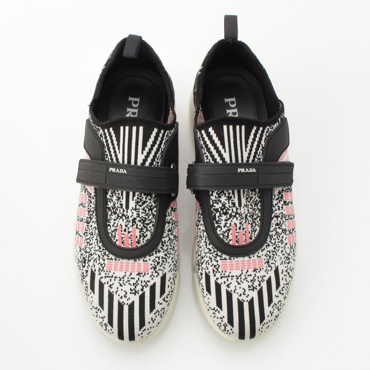 PRADA Cloud bust sneakers shoes White pink 37
