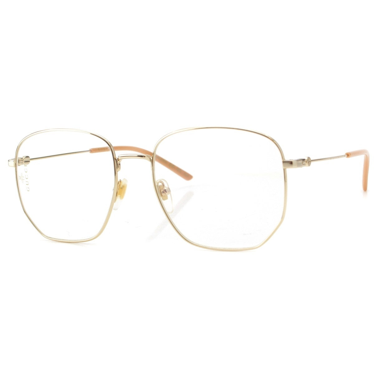 GUCCI GG Interlocking Logo Glasses Eyewear beige