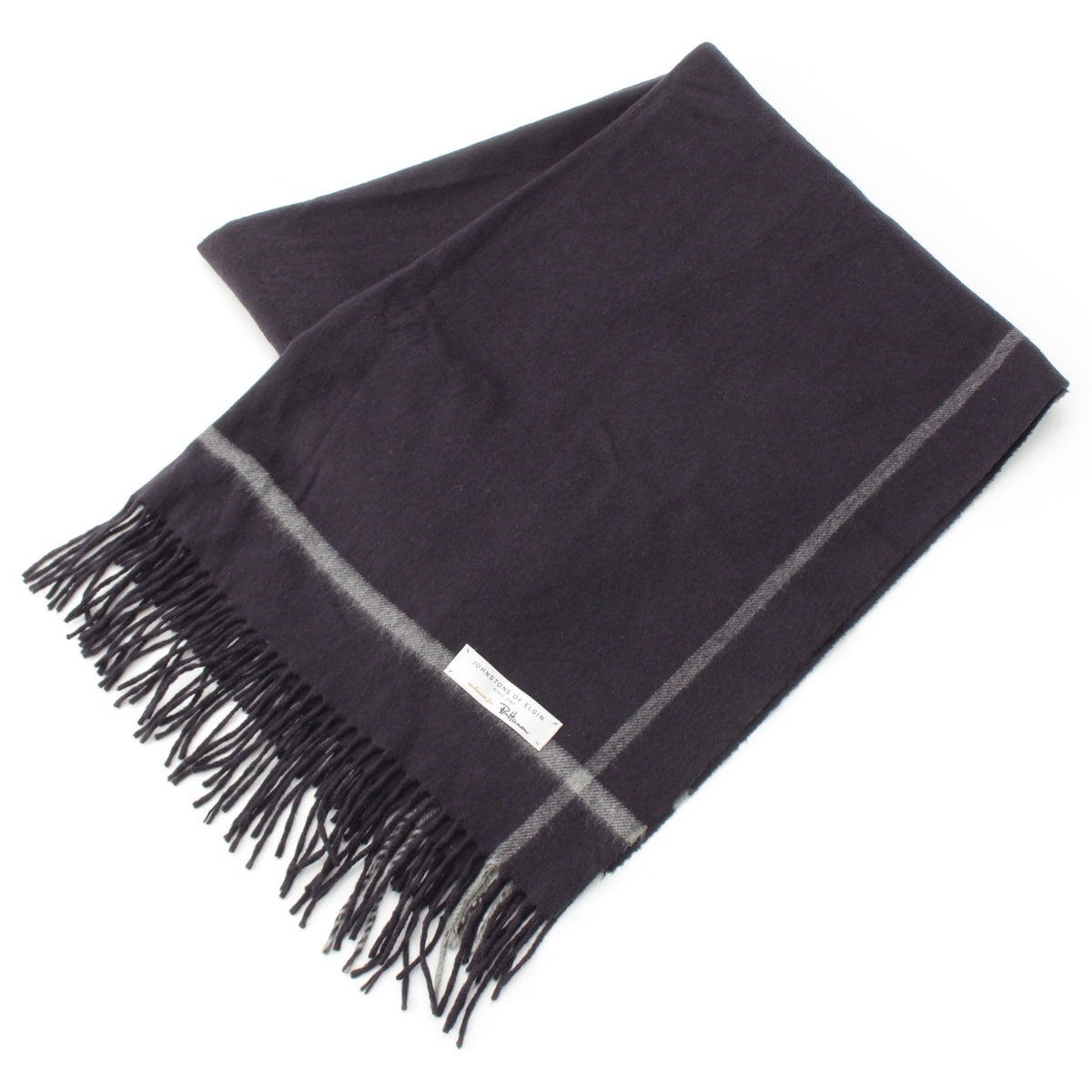Johnstons of Elgin cashmere Ron Herman Scarf black