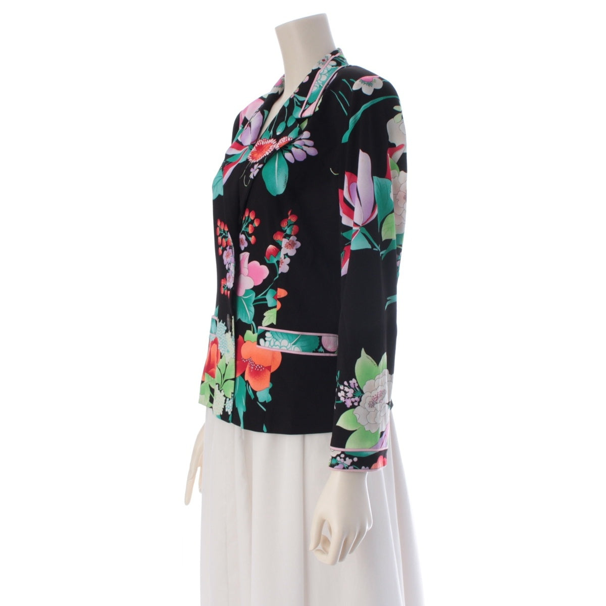 LEONARD Can-can material, floral pattern, all-over print tailored jacket 0151502 multicolor L