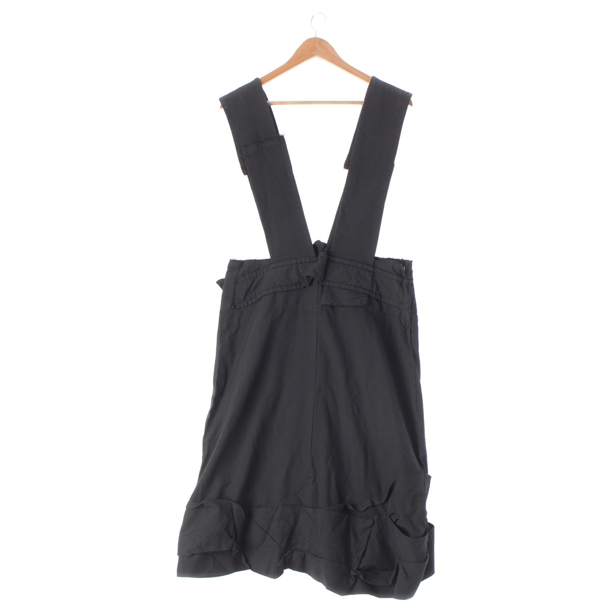 COMME des GARCONS Cut-off frill jumper suspender skirt Bottoms GK-A012 black S