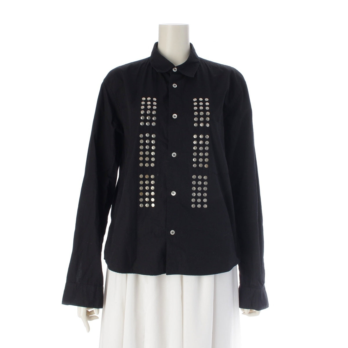 COMME des GARCONS ever green 108 consecutive Long sleeve shirt tops PS-B218 black S
