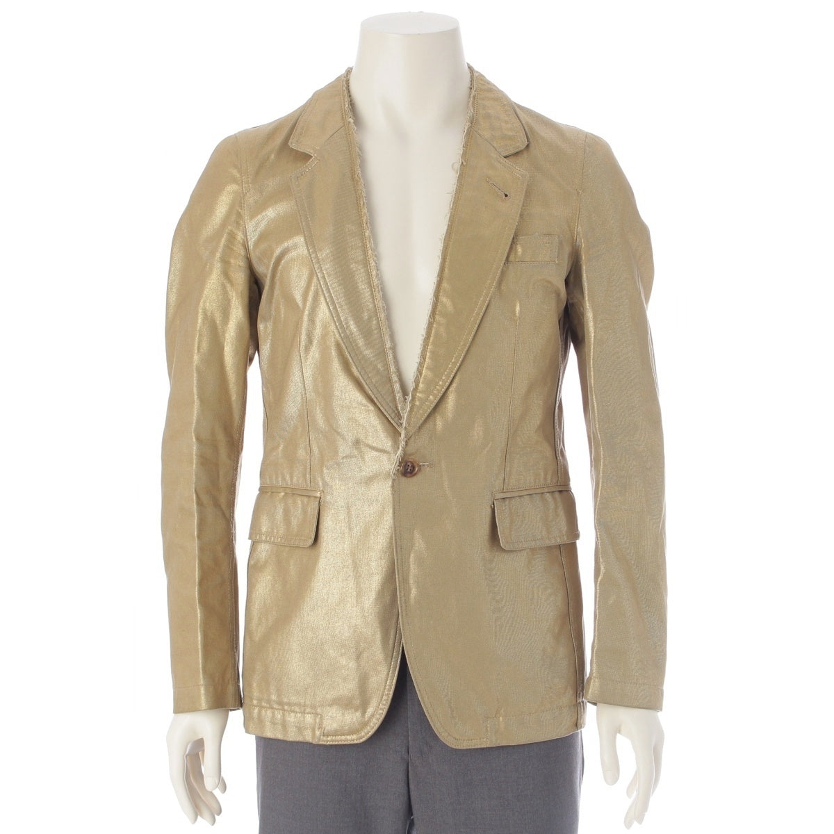 COMME des GARCONS HOMME PLUS Golden boy tailored jacket PS-J075 gold S