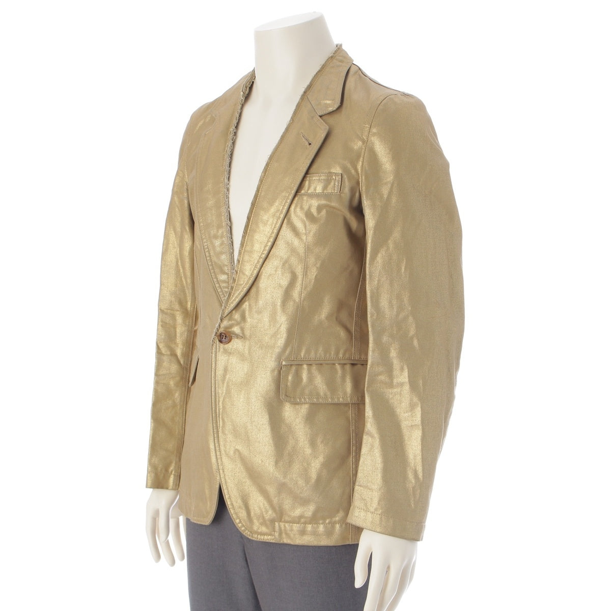 COMME des GARCONS HOMME PLUS Golden boy tailored jacket PS-J075 gold S