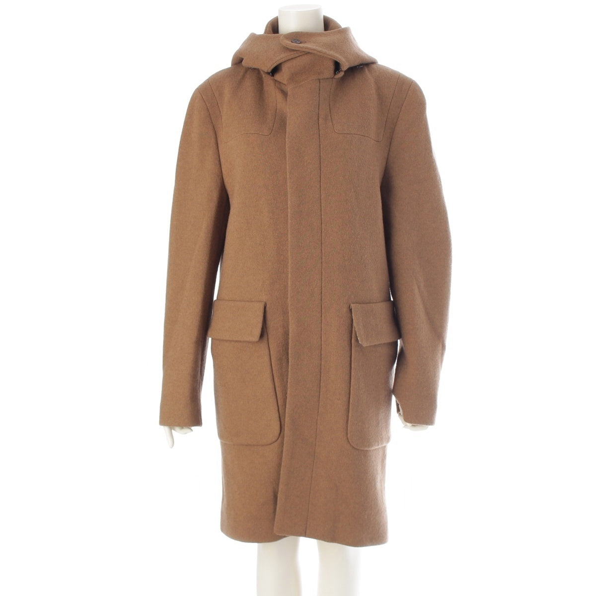 ETRO wool Wolf Chester coat outer Brown 48