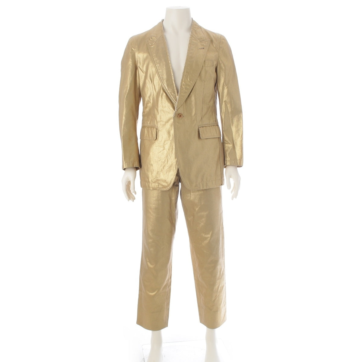 COMME des GARCONS HOMME PLUS Golden boy Pants setup PS-J074 P050 gold M
