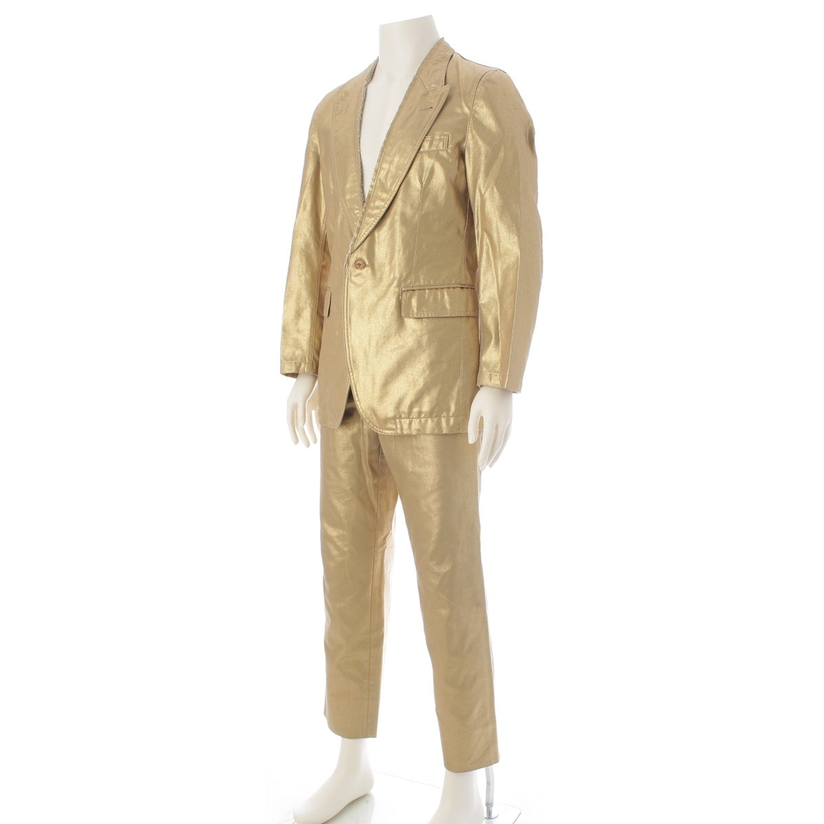 COMME des GARCONS HOMME PLUS Golden boy Pants setup PS-J074 P050 gold M