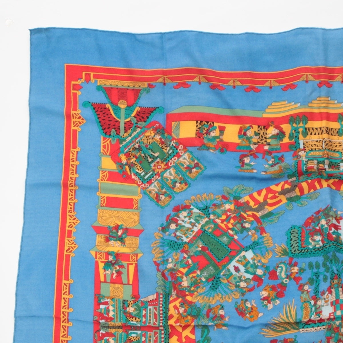 HERMES Cashmere x silk Carré Géant Carré 140 ASTRES et SOLEILS (Celestial Bodies and Suns) scarf Blue
