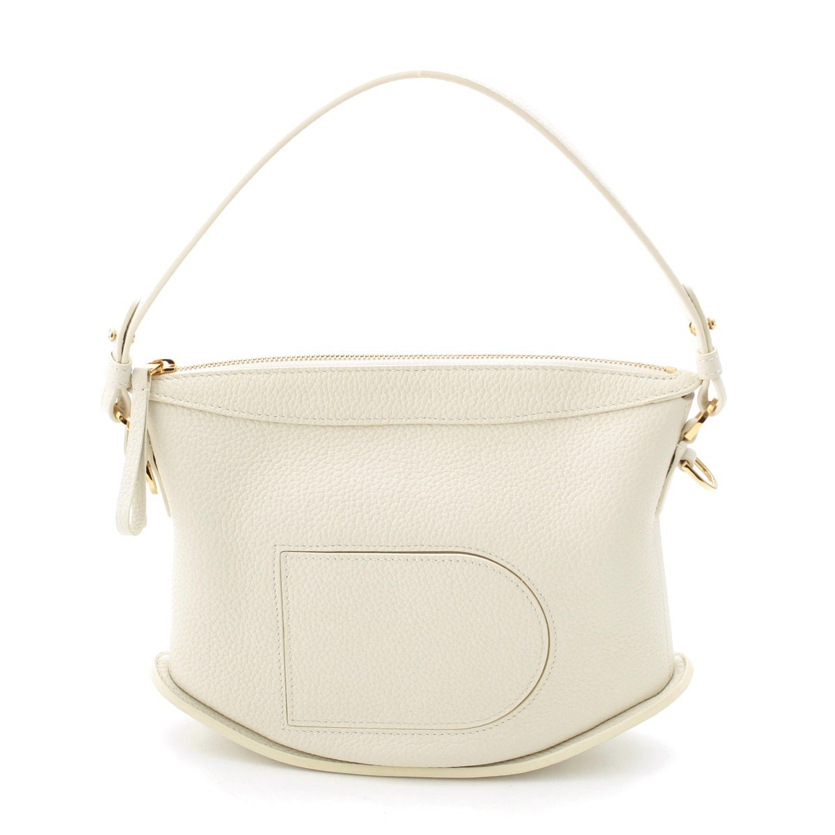Delvaux Bread Swing Taurillon Clemence software 2WAY one belt Handbag AA0601 AQY0 10DDO Ivory White
