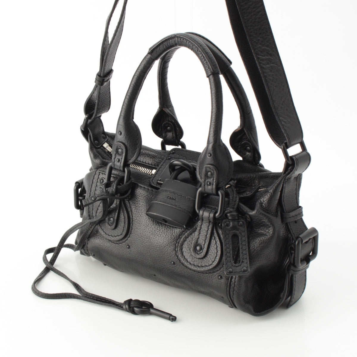 Chloe Paddington leather 2WAY Shoulder Handbag black