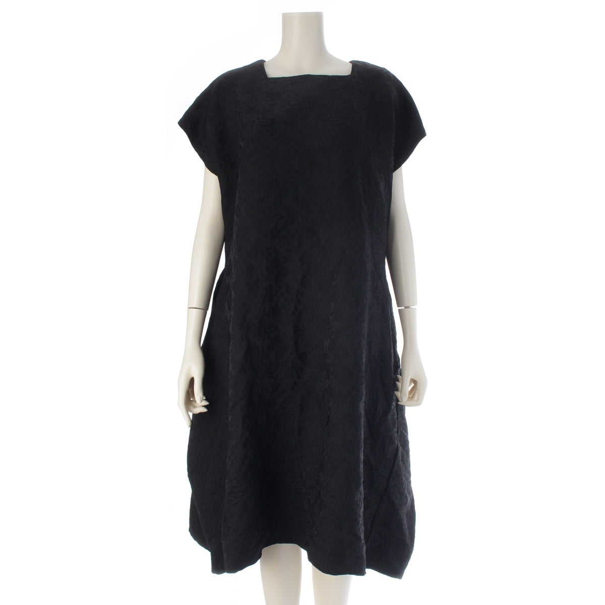 COMME des GARCONS COMME des GARCONS Floral print jacquard sleeveless top one piece RL-O002 black XS