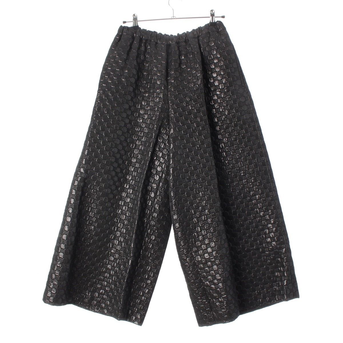 COMME des GARCONS wool Glitter Honeycomb Gaucho Pants Pants GO-P026 black L