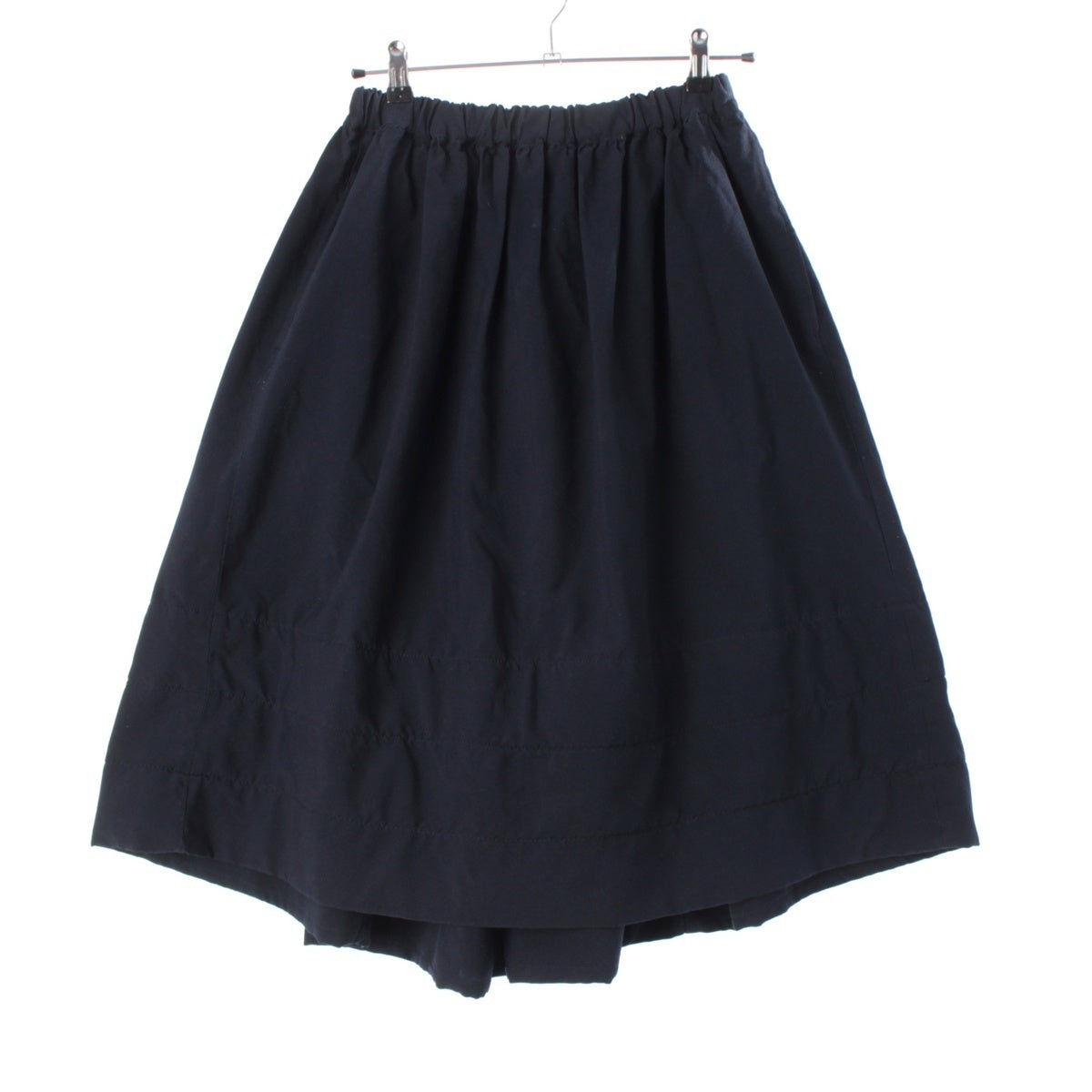 COMME des GARCONS Polyester Volume Flare skirt Bottoms GL-S015 Navy XS