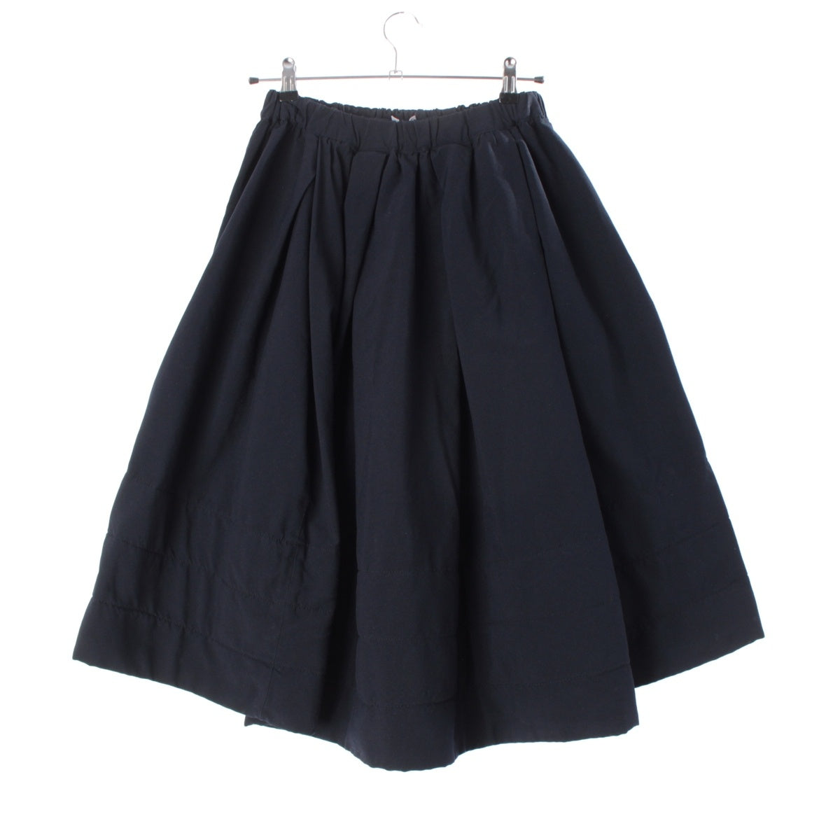 COMME des GARCONS Polyester Volume Flare skirt Bottoms GL-S015 Navy XS