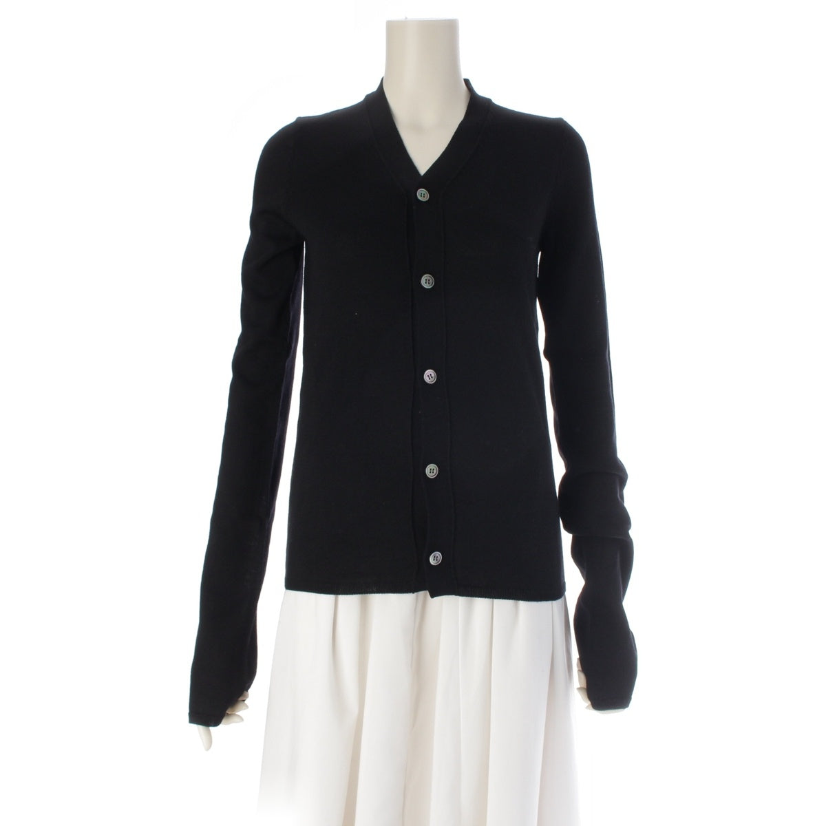 COMME des GARCONS wool Long sleeve cardigan GN-N017 black XS