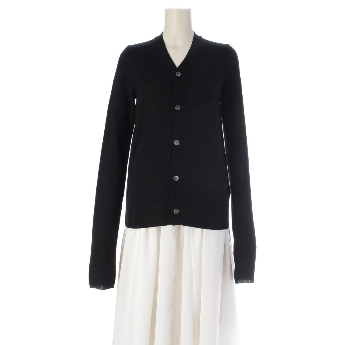 COMME des GARCONS wool Long sleeve cardigan GN-N017 black S