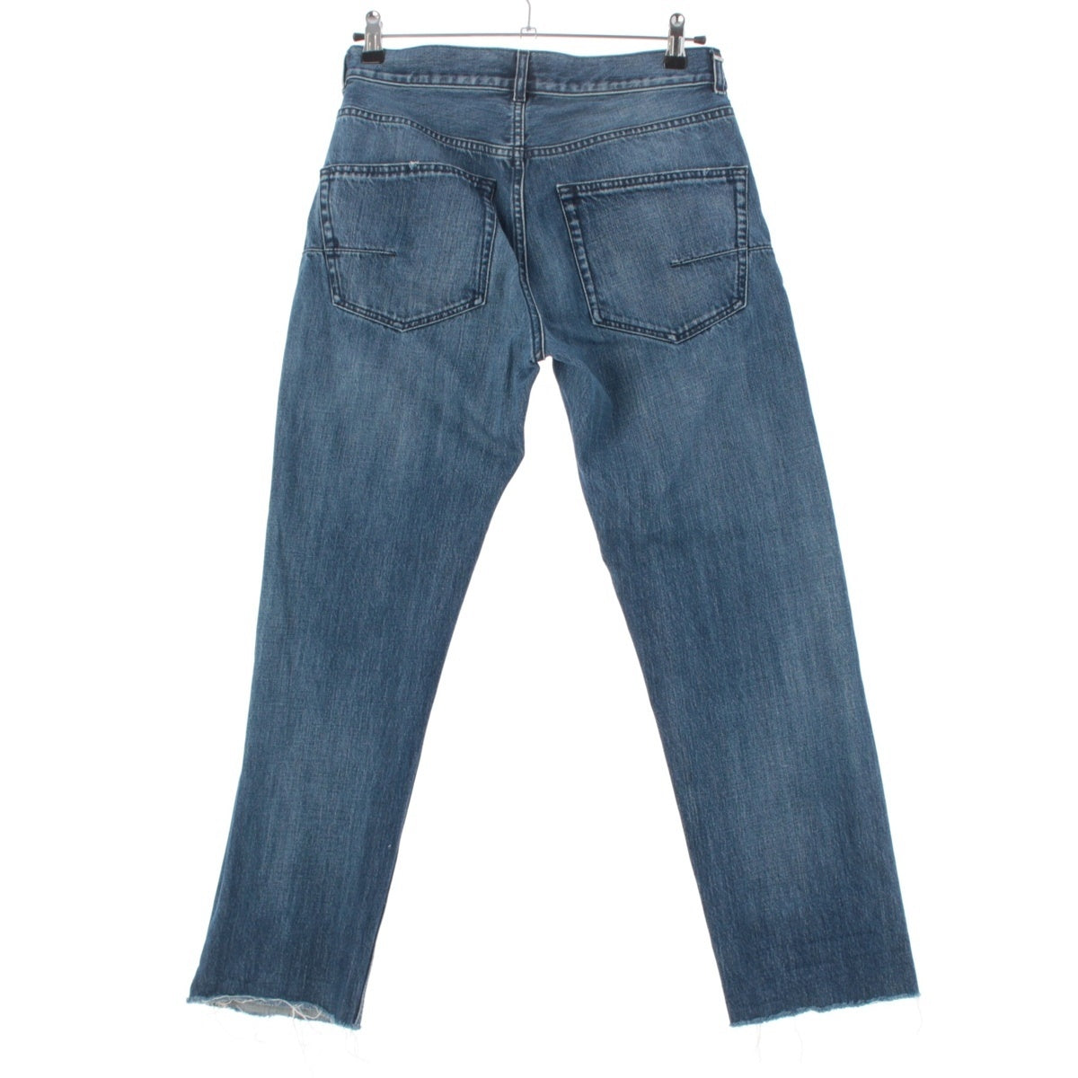 Dior cotton Boyfriend cut off Pants Jeans bottoms 912P01A3319 Indigo blue F36
