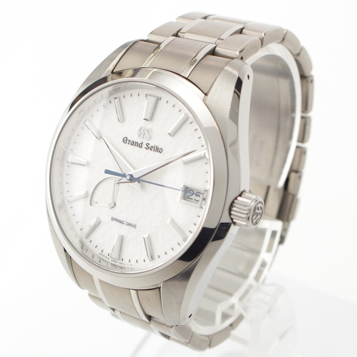 Grand Seiko Heritage collection Snow White Mechanical Automatic AT Spring Drive White Dial Watches Mechanical Automatic white Dial SBGA211 Silver