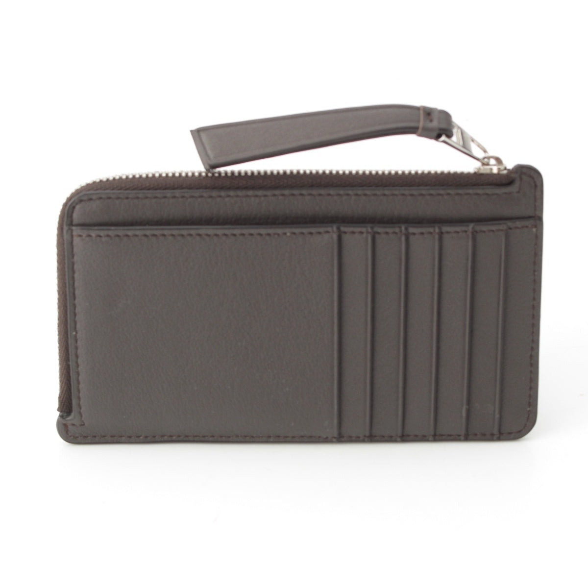 LOEWE leather Puzzle Coin Card Holder Fragment Case Card Case Wallet C510G17X05 Dark gray