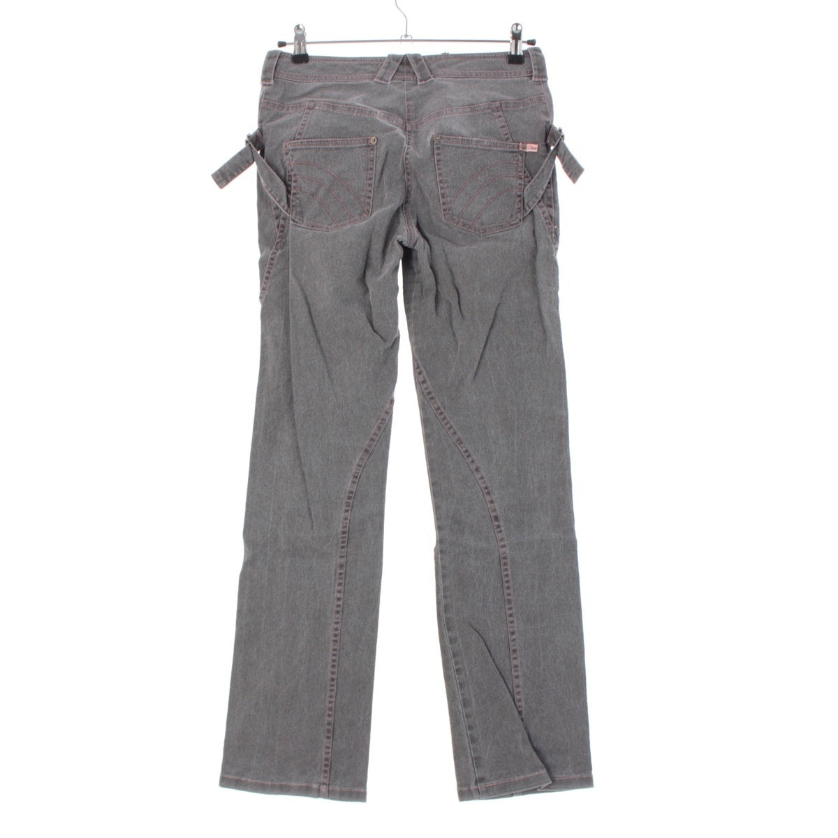Dior Galliano cotton Adjuster Design Denim pants 3P12044510 gray 38