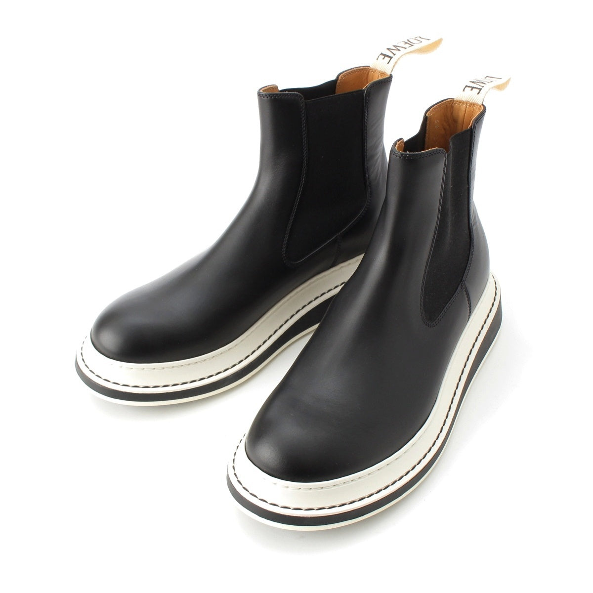 LOEWE Chelsea Bicolor Side Gore boots L815S05X12 black 39