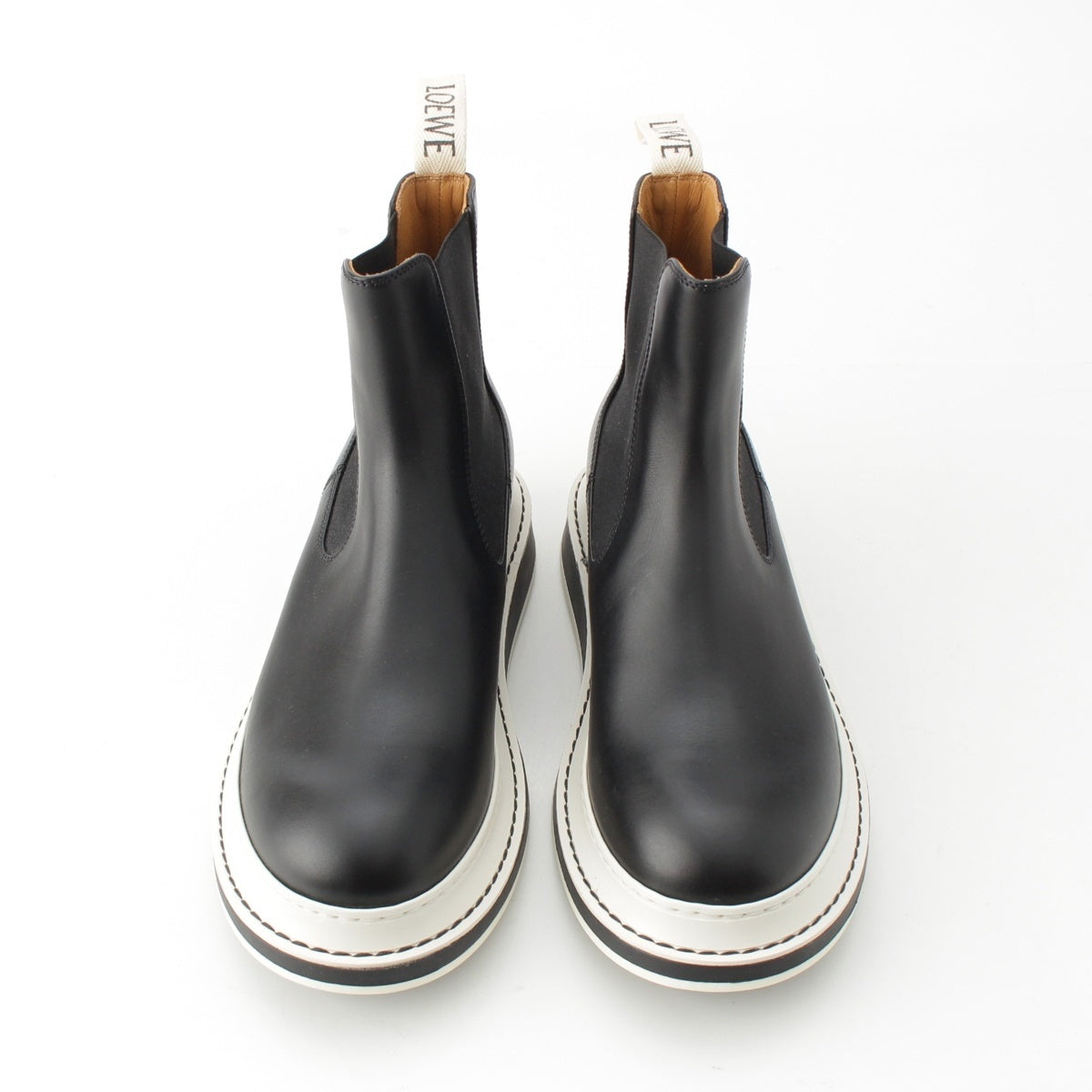 LOEWE Chelsea Bicolor Side Gore boots L815S05X12 black 39