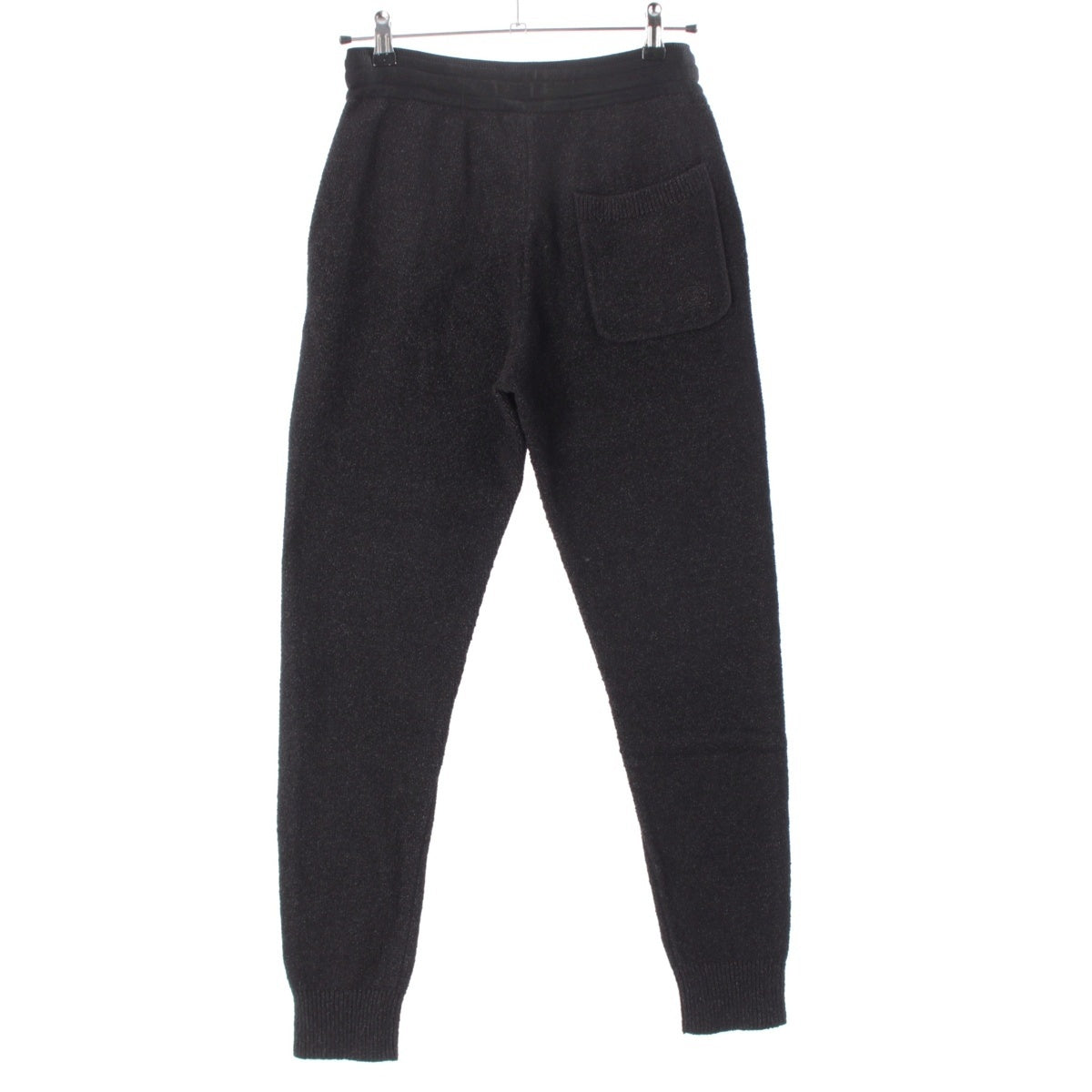 Drawer RESORT2 Tweed-like black knit Pants Bottoms 6514-199-1558 black 1