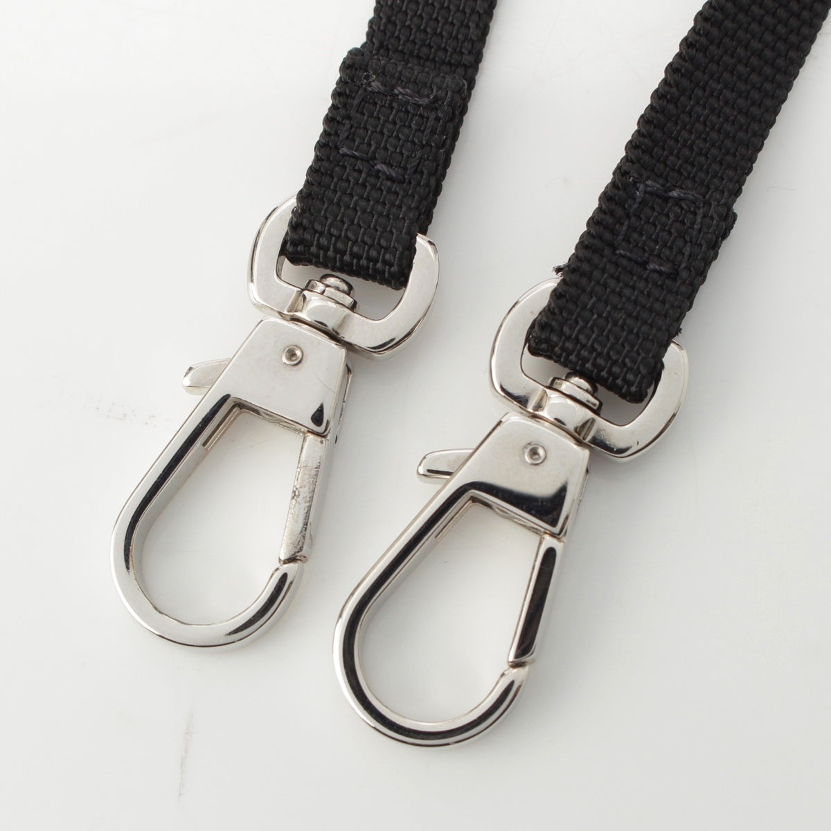 Herve Chapelier noir x noir SilverMetal Shoulder strap 1659Z black L size