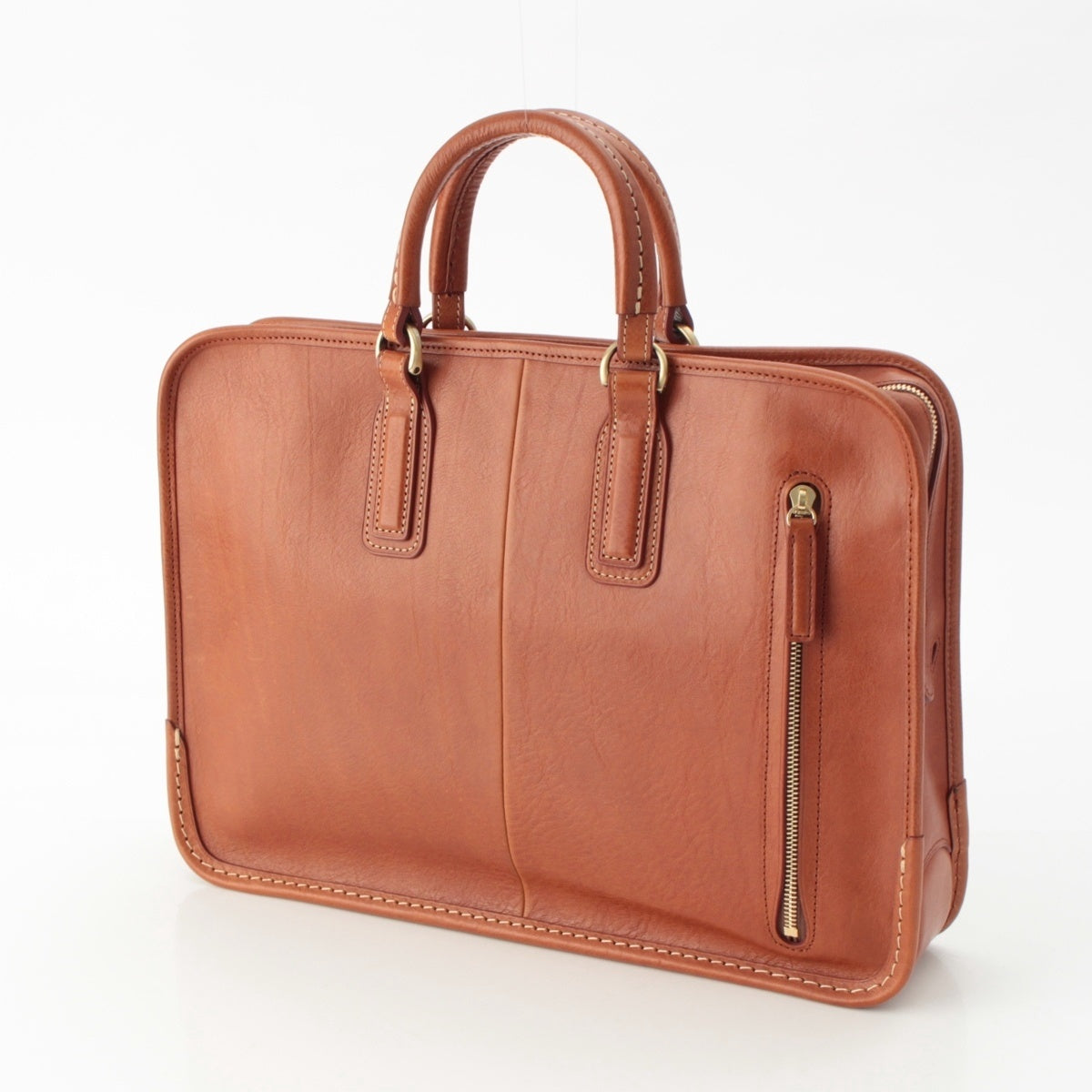 土屋鞄 leather Urbano Urban Briefcase Chestnut brown