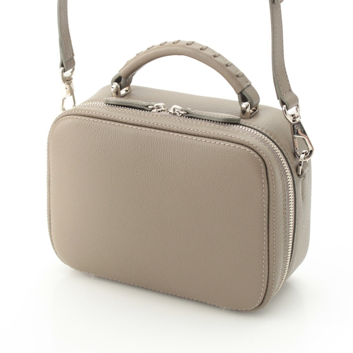 土屋鞄 leather Clarte Swing 2WAY Mini Shoulder Bag Ash gray