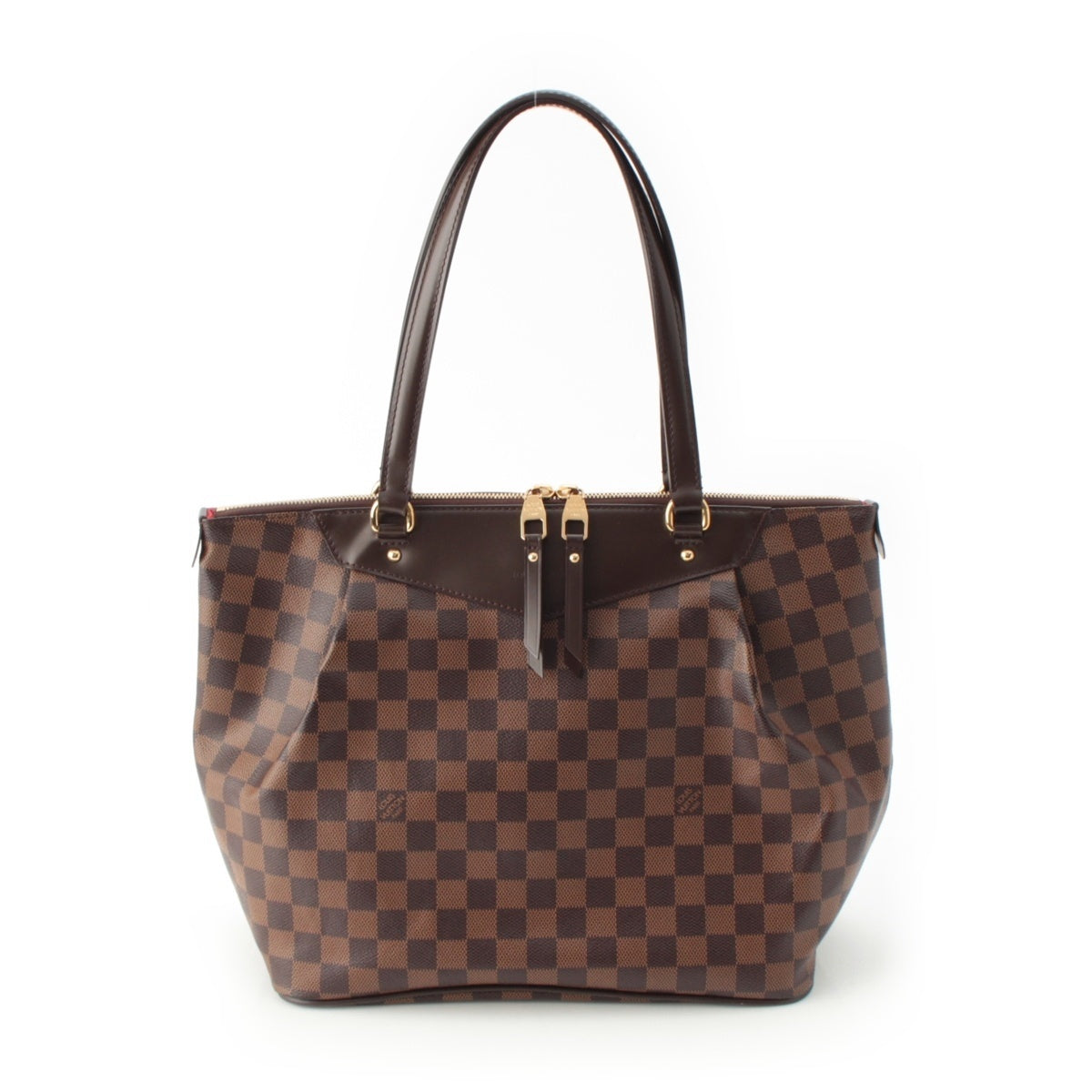 LOUIS VUITTON Westminster GM ダミエキャンバス × レザー Tote Bag N41103 Brown