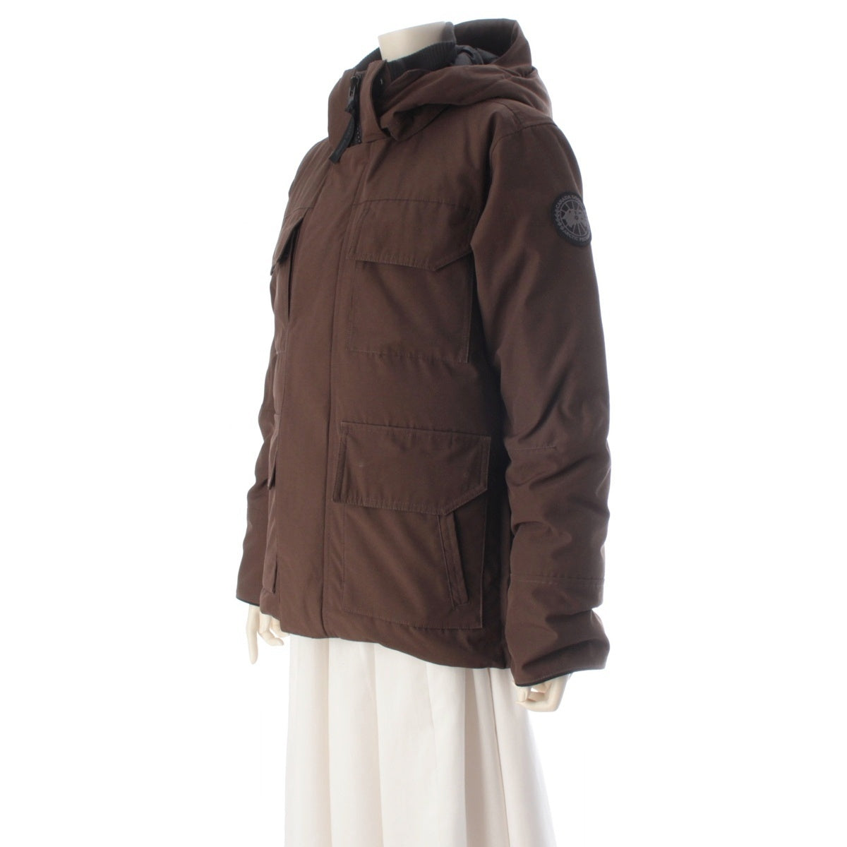 CANADA GOOSE MAITLAND PARKA polyester Black label Down jacket 4550MB Brown S